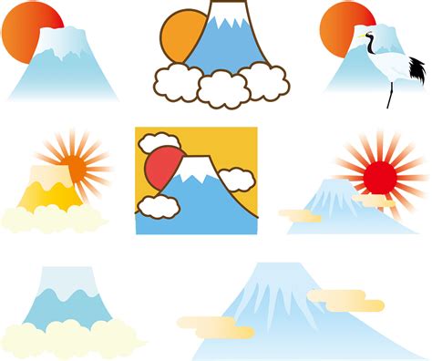 Mount Fuji Sunrise Vector Free Download Creazilla