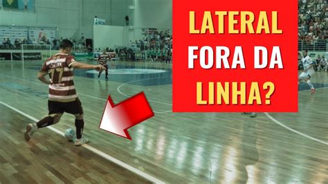 Cobrar Lateral Fora Linha Revers O No Futsal Youtube