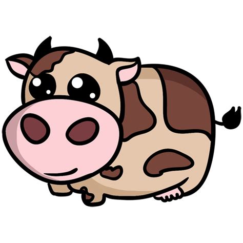 Cute Cow Drawing