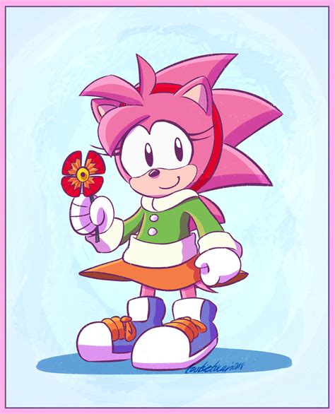Sonic Mania Amy By Tootsietucan On Deviantart