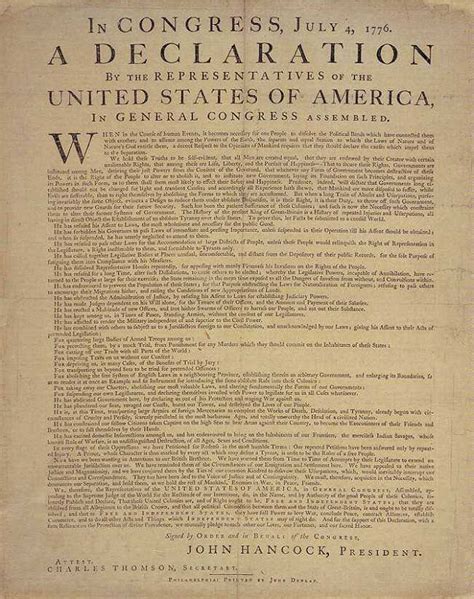 So why did they finally create this revolutionary document? The Declaration of Independence Text