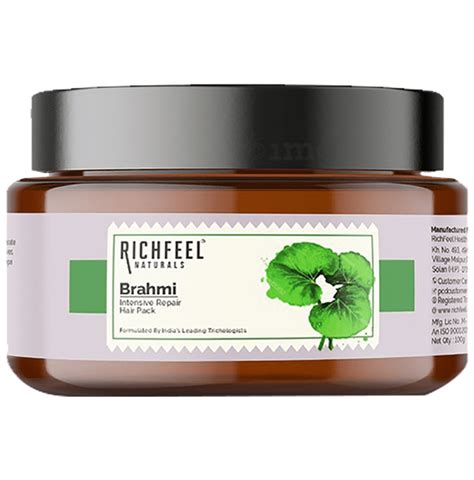 Richfeel Brahmi Hair Pack Buy Tube Of 1000 Gm Hair Mask At Best Price