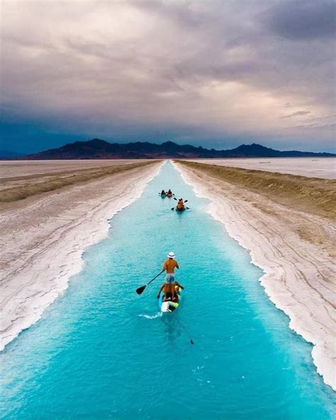 Kayaking The Bonneville Salt Flats In Utah Travel Spot Places To