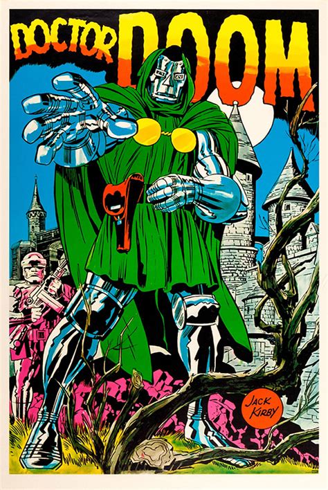 Doctor Doom Marvelmania By Jack Kirby Poster Pirate