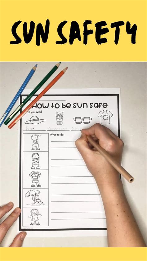 Sun Safety Worksheets And Activities Digital And Printable Resources