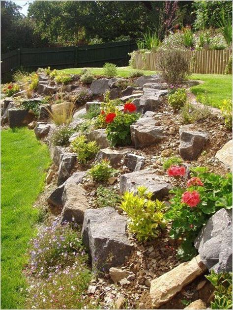 The Beautiful Front Yard Rock Garden Ideas Page 28 Of 35 Sloped