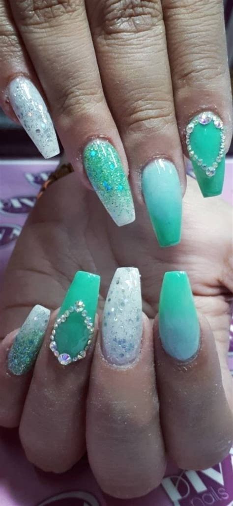 Coffin Nails Designs Summer Ombre Nail Designs Nail Art Ombre Ombre