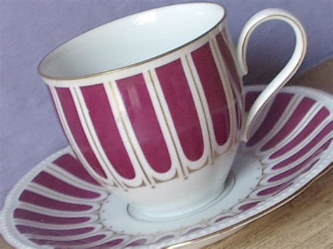 Vintage Mid Century Modern Tea Cup And Saucer H And By Shoponsherman