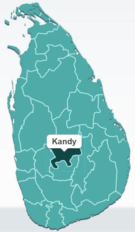 2013 Sri Lanka 25 Districts Kandy