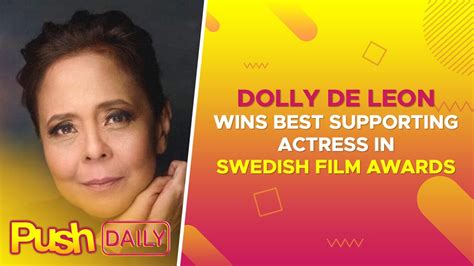 Dolly De Leon Wins Best Supporting Actress In Swedish Film Awards