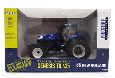 132 New Holland Genesis T8435 Blue Power Tractor W All Around Duals