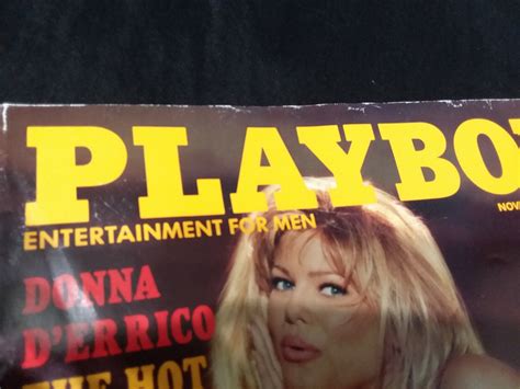 Playboy Magazine November Donna D Errico Playmate Ulrika Ericsson Ebay