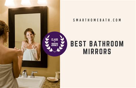 Best Lighted Bathroom Mirrors Defogging System Smart Home Bath