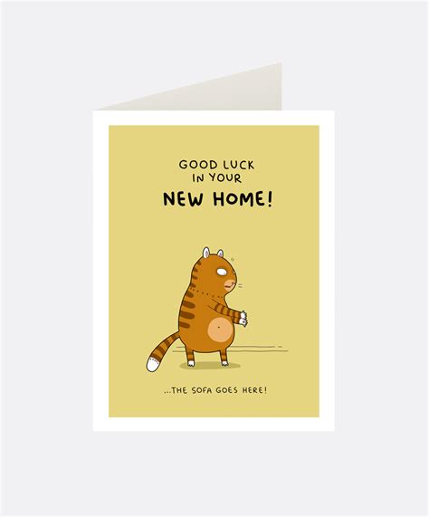 Maybe you would like to learn more about one of these? New Home Greeting Card | Lingvistov - Online Store