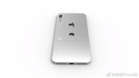 Iphone 8 Touch Id Button Moves To The Back In Latest Renderings