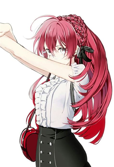 Red Hair Girls Anime Character Design