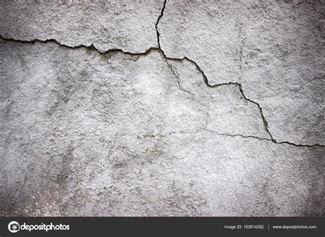 Texture Gray Concrete Wall Cracks Cement Surface As Background Stock