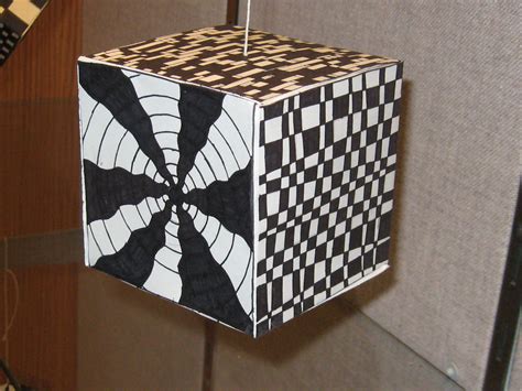 Make It Artwork Op Art Cubes