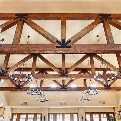 Endurathane faux wood ceiling beam. Faux Wood Truss Systems from Decorative Ceiling Tiles