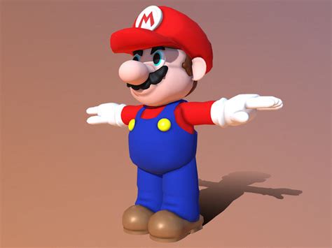 Mario 3d Models For Download Turbosquid
