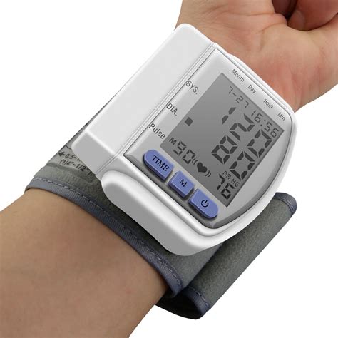 Boxym Digital Wrist Blood Pressure Monitor Lcd Automatic Household