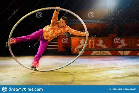 Hoola Hoop Performer At Circus World Museum Editorial Stock Photo