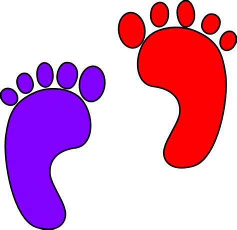 Footprints Clip Art At Vector Clip Art Online Royalty Free