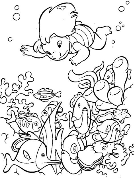 Kleurplaten van dat kleine lieve meisje lilo en dat hele gekke monstertje stitch (disney). Kleine zeemeermin Kleurplaten - DisneyKleurplaten.com