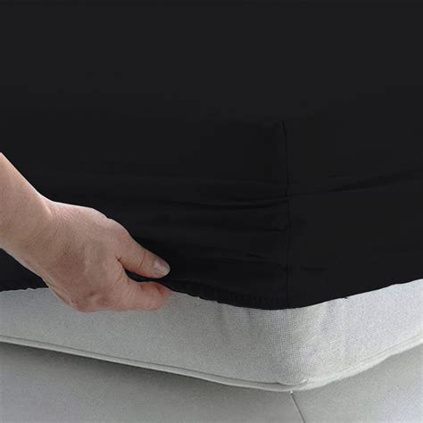 Cm Deep Elastic Fitted Sheet Bed Sheets For Mattress Single Double King Size Ebay