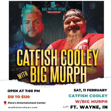 Pieres 🎤 This Saturday Catfish Cooley And Big Murph At Facebook