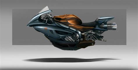 Hover Bike By Artofmarius Futuristic Motorcycle Hover Bike Concept
