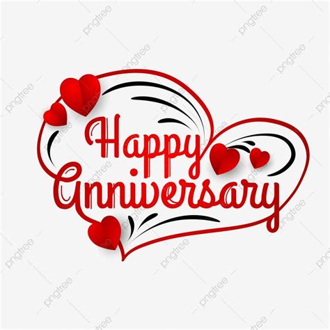 Happy Anniversary Love Vector Design Images, Happy Anniversary
