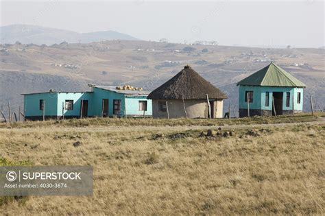 Typical Rural Homes Wild Coast Eastern Cape South Africa Superstock