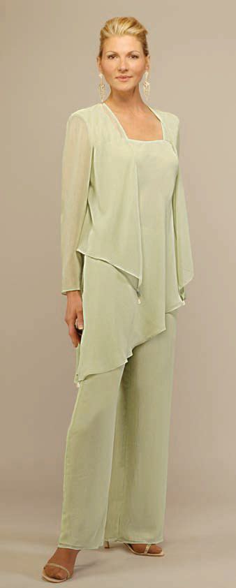 Pc Grandmother Of The Bride Tunic Pant Set W Jacket Bride Clothes