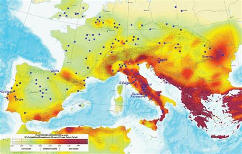 Seismic Zone Map Europe