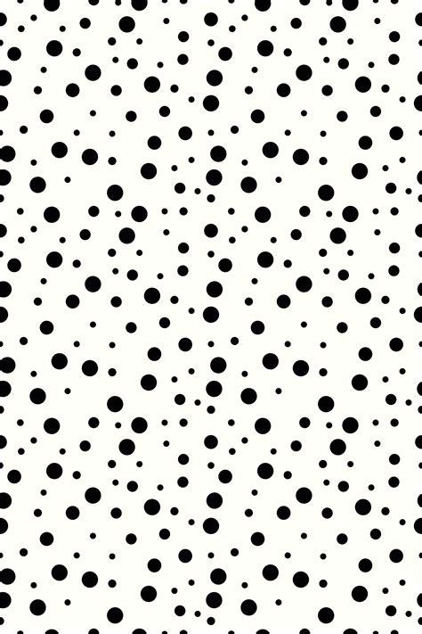 Black Polka Dots On White Background Master Bedroom Window Blind Tenstickers