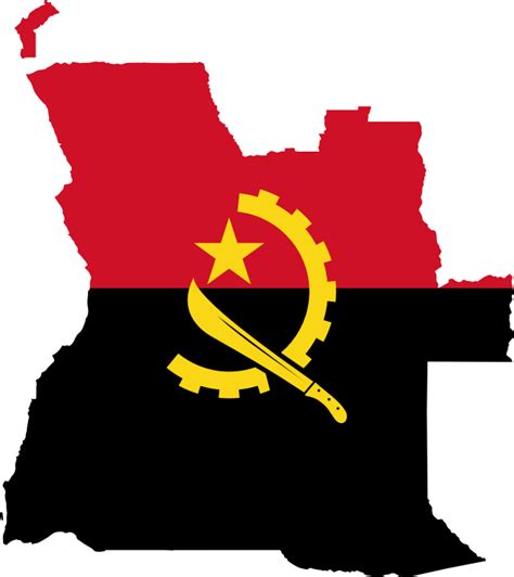 The other introductions are in english. Angola Flag Map - Openclipart