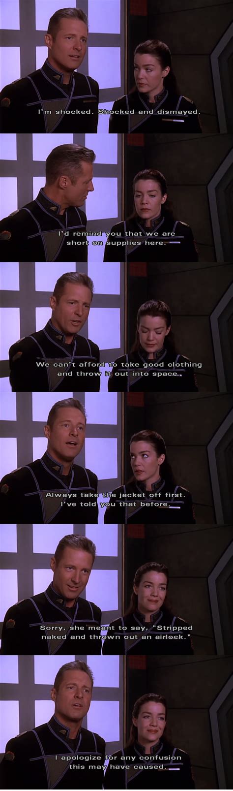 Classic Sheridan Apology Babylon 5 Rewatch 4x8 Babylon 5 Best Sci