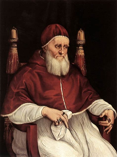 Portrait Of Pope Julius Ii By Raphael Useum