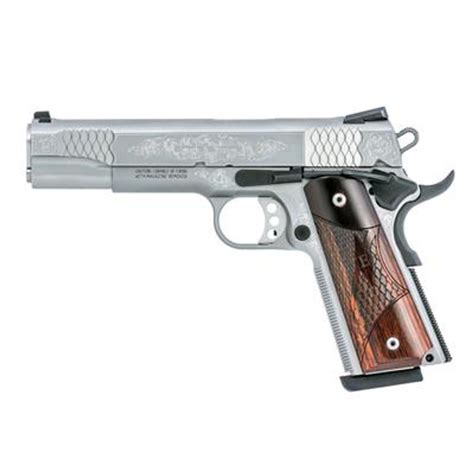 Smith And Wesson Performance Center 1911 45 Acp Machine Engraved Dance