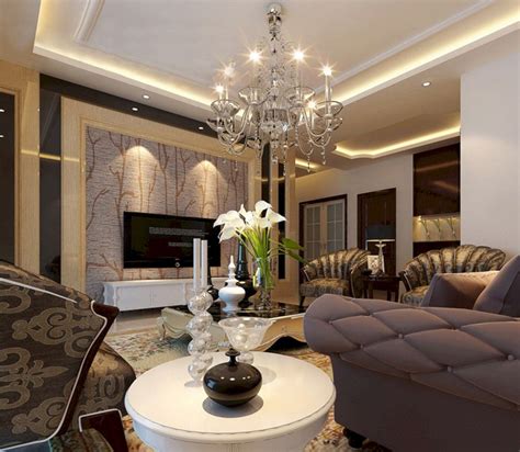 Elegant Living Room Designs With Wallpaper 7 Decorathing