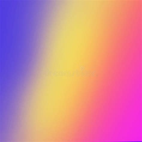Blue Yellow Violet Pink Colors Abstract Gradient Stock Illustration
