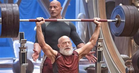 The Rock And JK Simmons Get A Workout In On The Set Of Red One