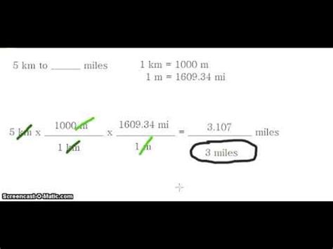 This is a very easy to use miles to kilometer converter. Unit conversion example: How many miles are in a 5K (5 ...