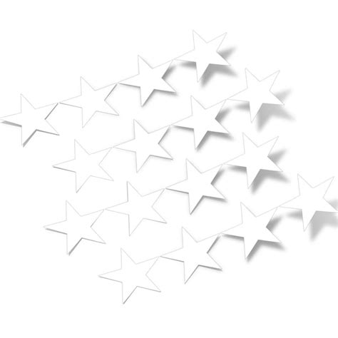 White Stars Vinyl Wall Decals Shapes And Patterns