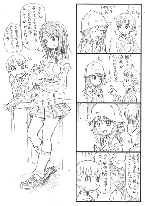 Mika And Aki Girls Und Panzer Drawn By Bbbfriskuser Danbooru