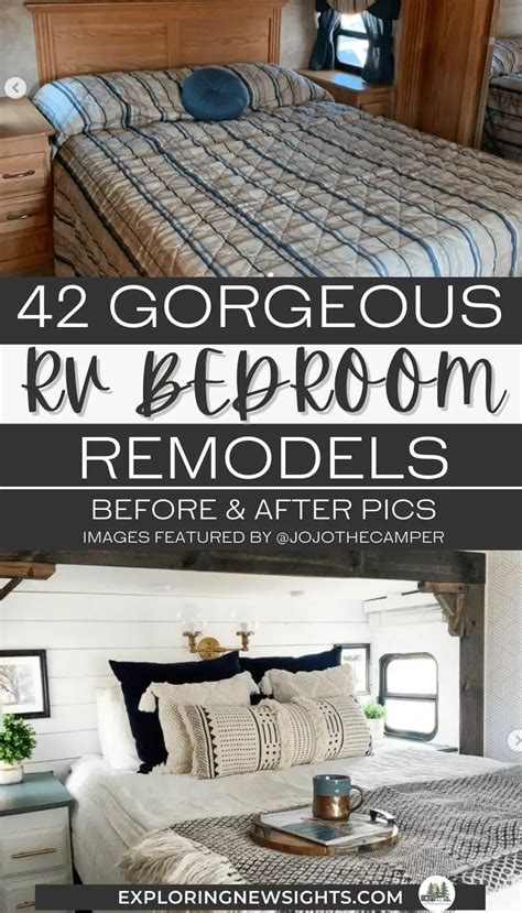 42 Gorgeous Rv Bedroom Remodels For Cozy Inspiration Remodel Bedroom