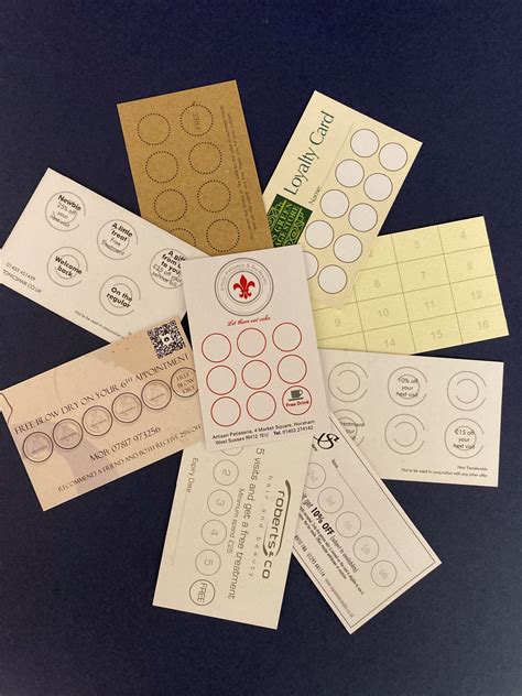 Loyalty Cards And Appointment Cards Jr Print Horsham