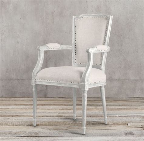 Details from restoration hardware website fabric: $180 Vintage French Nailhead Fabric Armchair | Fabric ...