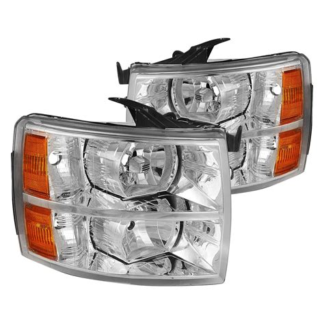 Lumen Chevy Silverado 1500 2011 Chrome Factory Style Headlights